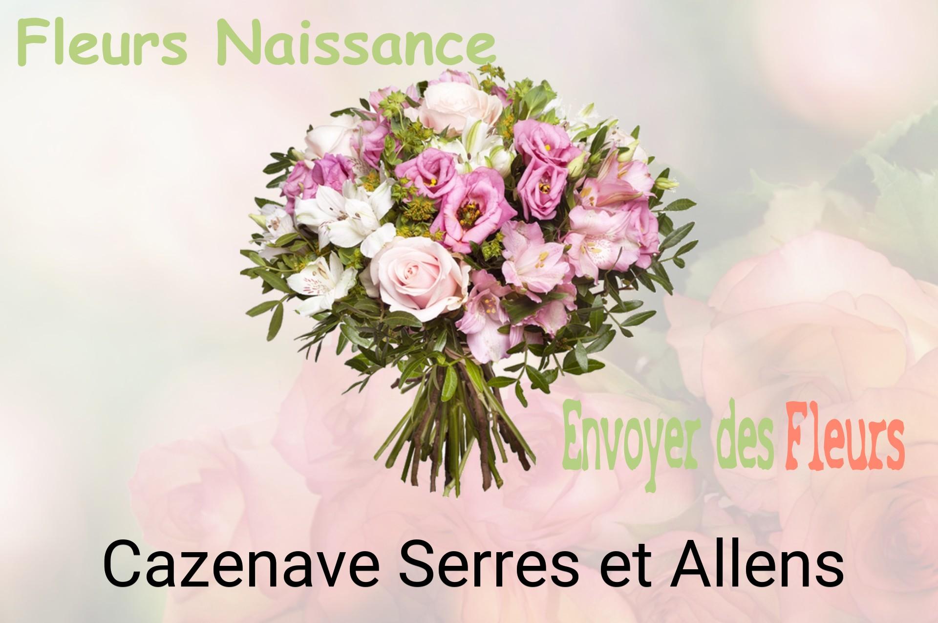 Bouquet de fleurs de naissance livré à Cazenave-Serres-et-Allens